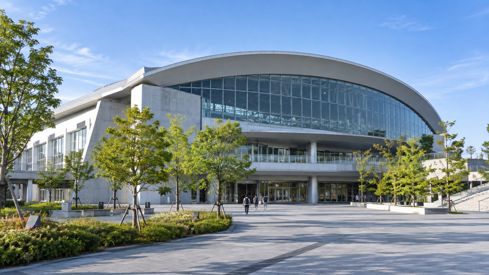 大田区総合体育館の外観イメージ